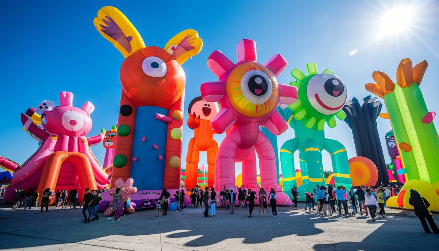 Comment les structures gonflables géantes transforment le marketing visuel